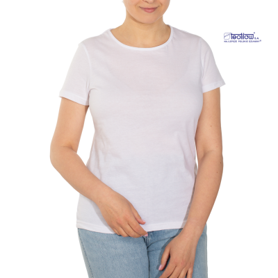T-shirt Bawełniany biały UNISEX
