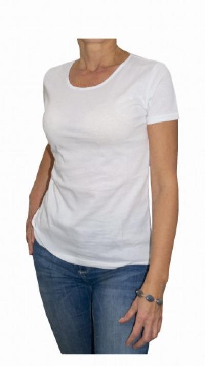 T-shirt damski bawełniany Biały S