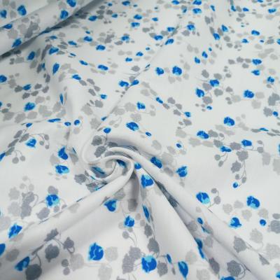  Dzianina Singiel Jersey 145 g drukowany cyfrowo Niebieskie konwalie