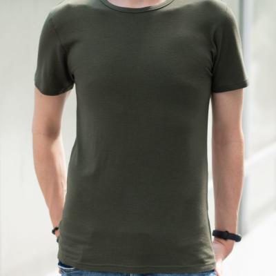 T-shirt OUTLAST® Underwear Space Technology męski M khaki dekolt okrągły 