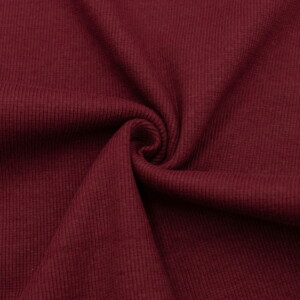 Dzianina ściągacz 285g prążek bordowy