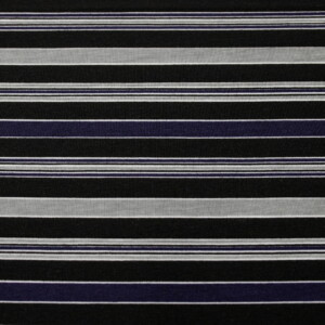 Dzianina Singiel Jersey 135g z elastanem drukowana rotacyjnie paski czarno szare