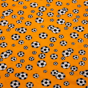 Dzianina Singiel Jersey 150g z elastanem drukowana rotacyjnie piłki