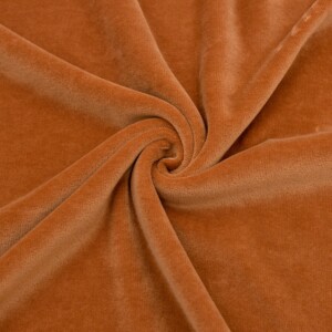 Dzianina welur 195g rudy